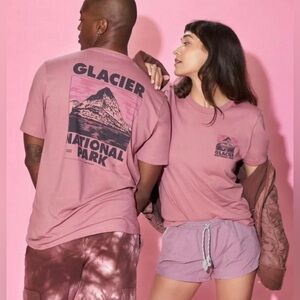 Pink Glacier National Park T-Shirt
